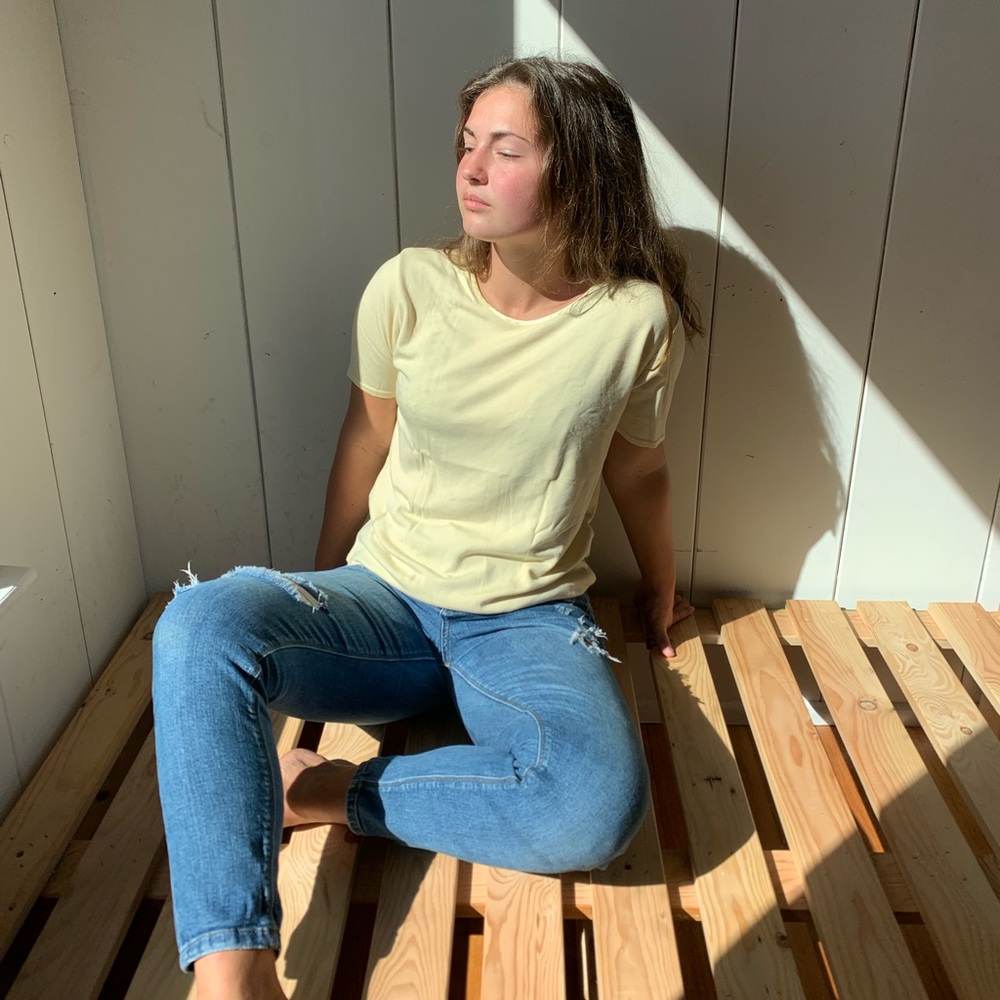 Yellow vintage T-shirt
